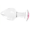 Generique Plug Bijou en Verre Diamond Glassy S 6.5 x 2.7cm